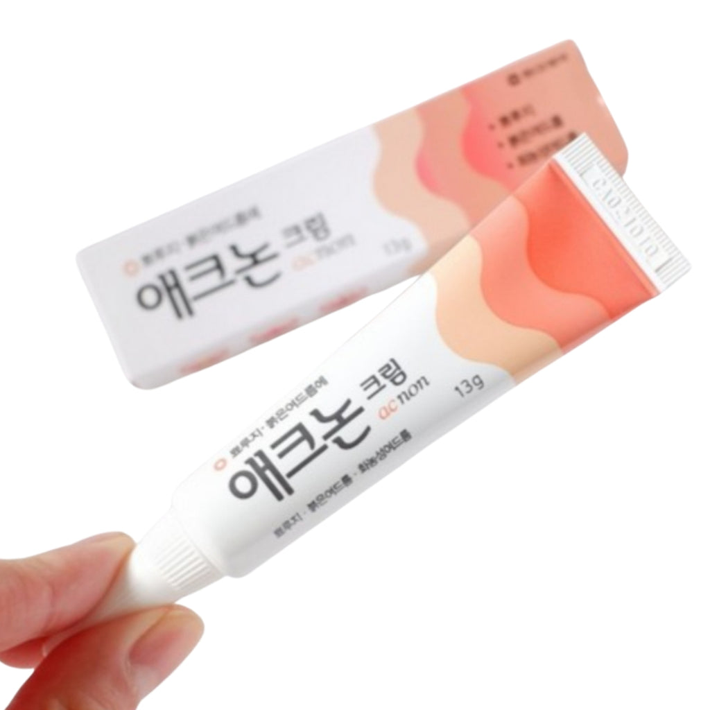 DONG-A Acnon Cream 13g Acne Care Treatment Pimples, Purulent Acne, No Antibiotics, No Steroids, Direct shipping from Seoul to Singapore