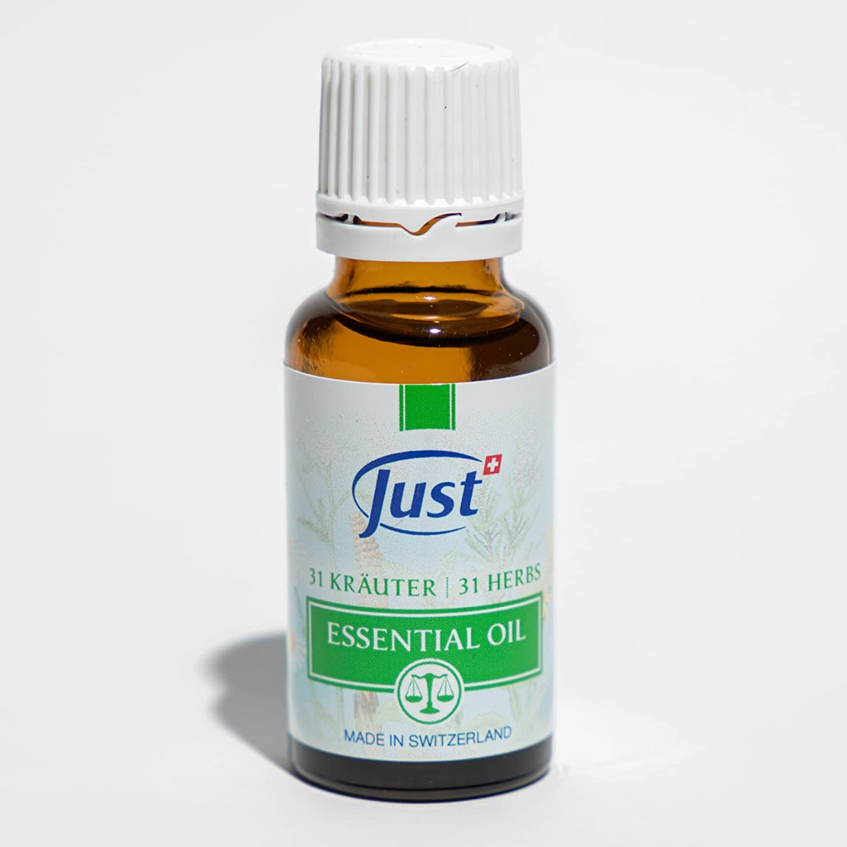 SWISS JUST Essential Oil 31 Herbs 20ml for Massage, Bath, Aromatherapy, Headaches, Muscle Pain / from Seoul, Korea