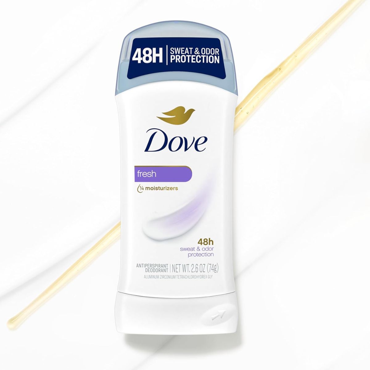 DOVE Fresh Invisible Solid Anti Perspirant Deodorant Stick for Unisex 74g Clean Scent, Seoul Korea