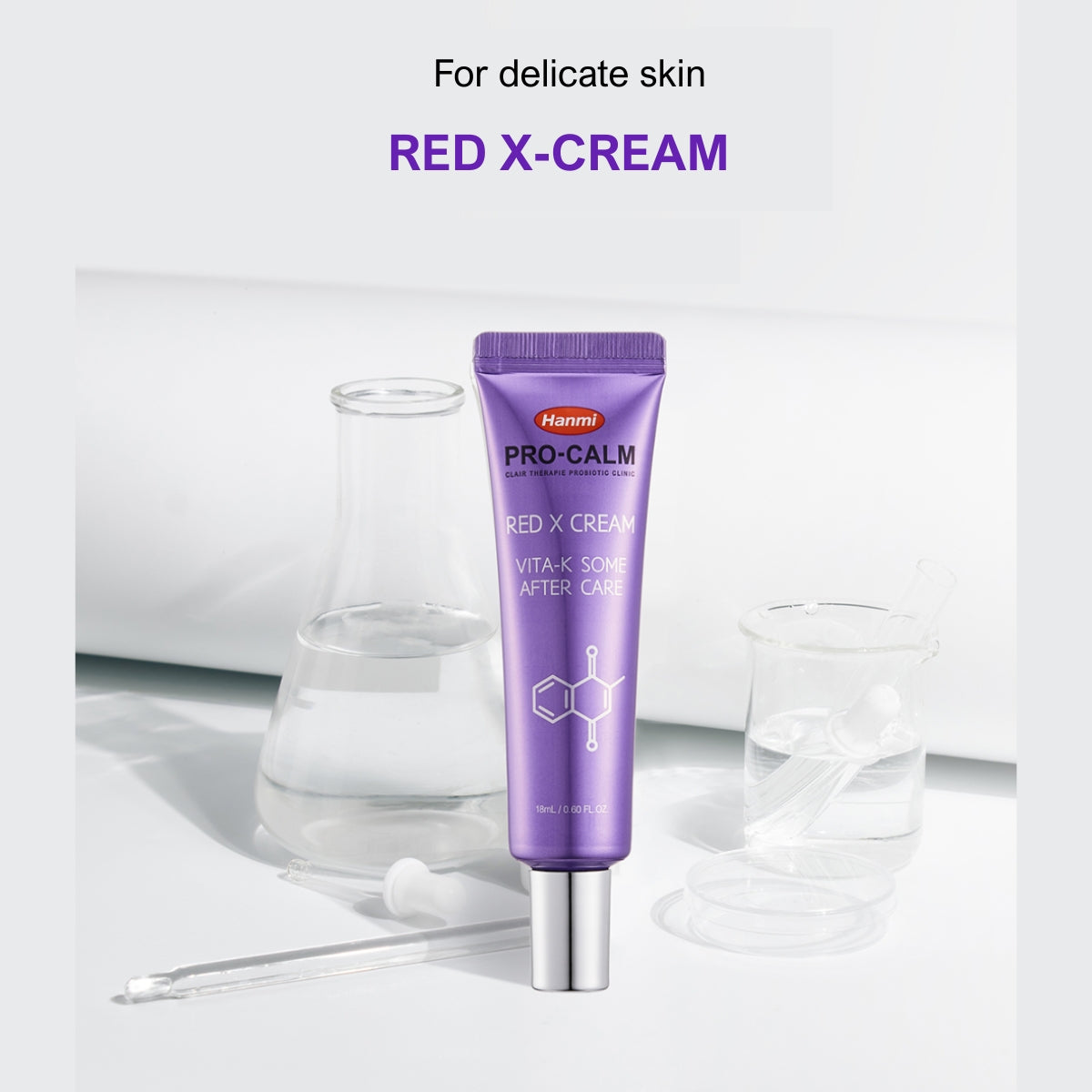 HANMI PRO CALM RED X CREAM 18ml / pack, Direct shipping from Seoul to Singapore