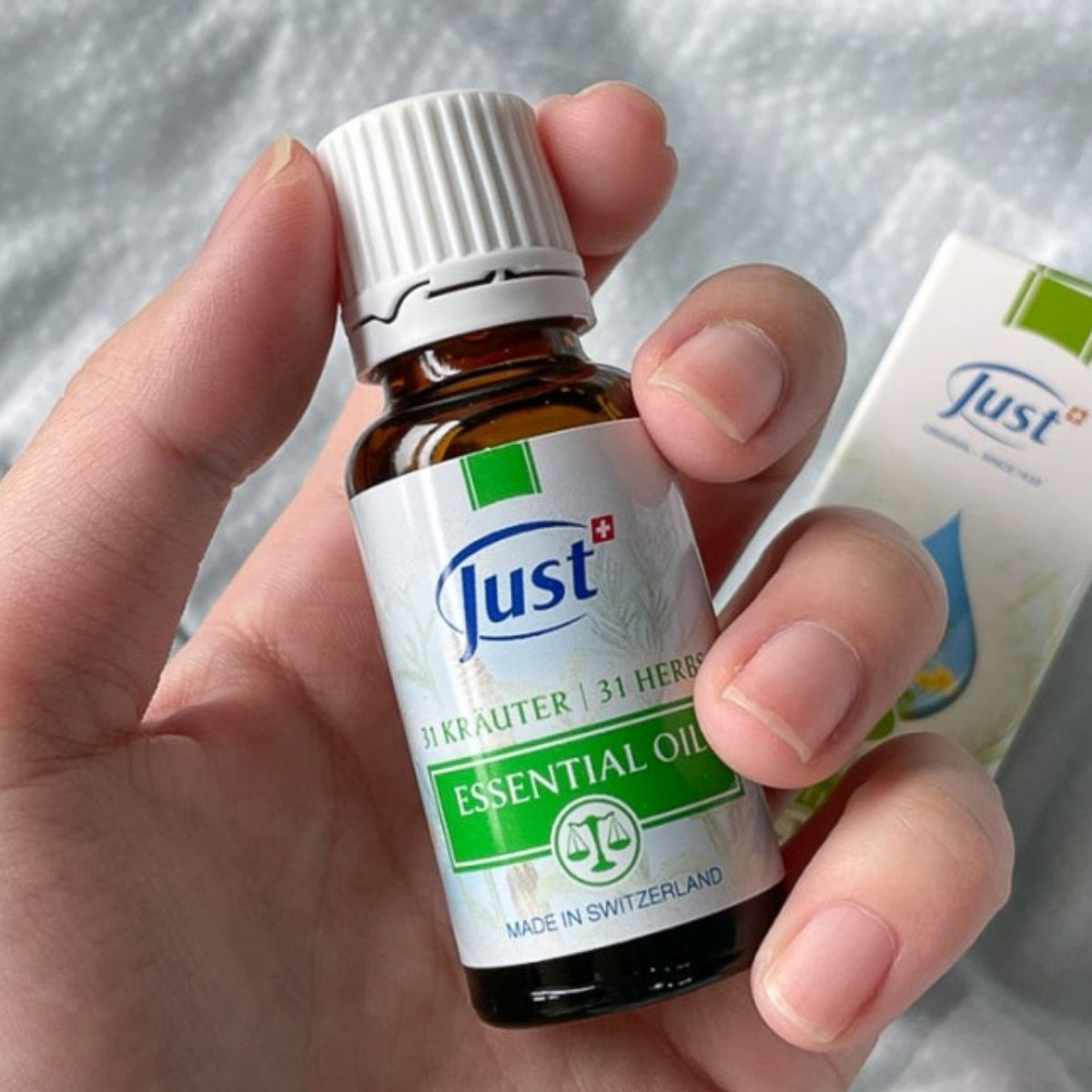 SWISS JUST Essential Oil 31 Herbs 20ml for Massage, Bath, Aromatherapy, Headaches, Muscle Pain / from Seoul, Korea