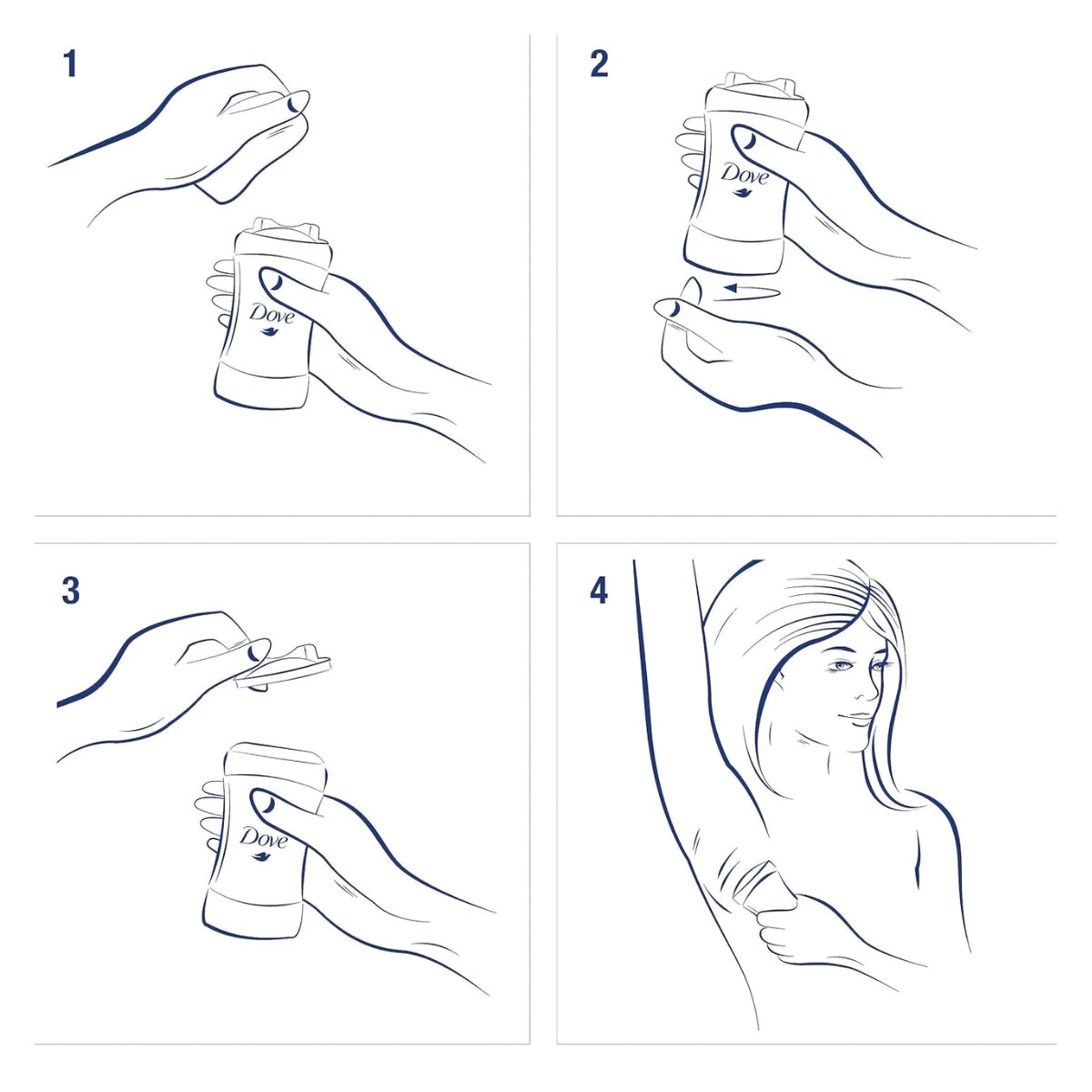 DOVE Advanced Care Cool Essentials Antiperspirant Deodorant Stick 74g / from Seoul, Korea